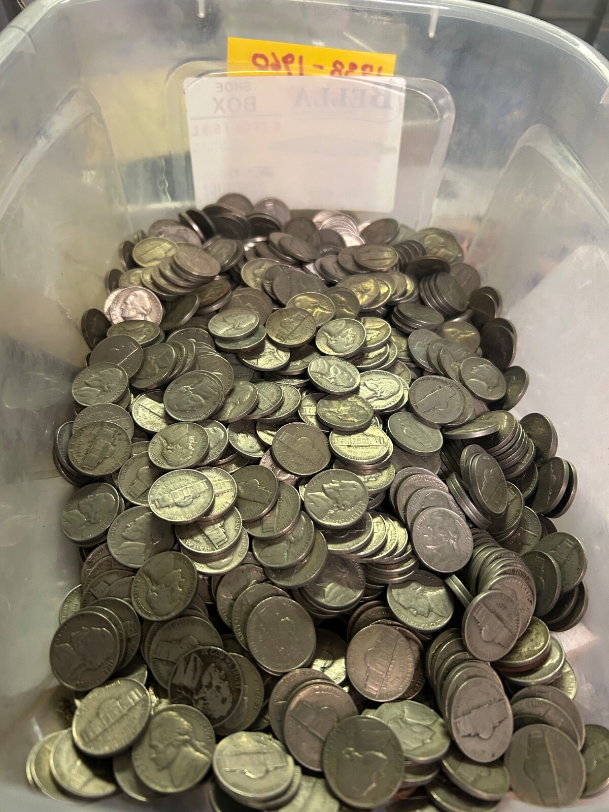 1938-1960 Jefferson Nickels Lot of 40 OLD US Coins MIXED DATES VG-UNC Unsearched