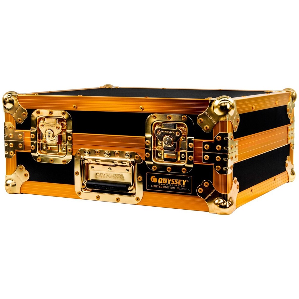 Odyssey Limited Edition Gold Turntable Flight Case