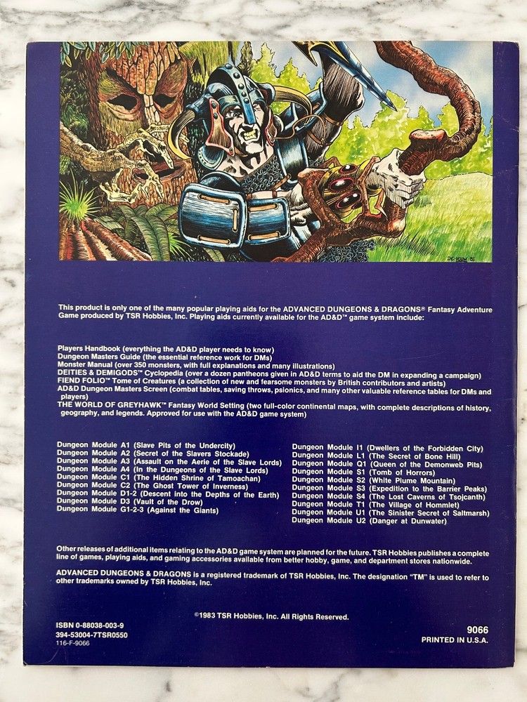 Beyond the Crystal Cave UK1 UK-1 AD&D D&D MODULE