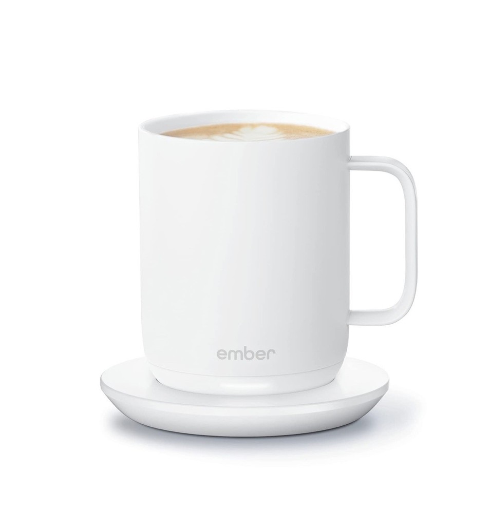 Ember Temp Control Smart Mug 2 - 10 oz White - App Controlled GREAT CONDITION