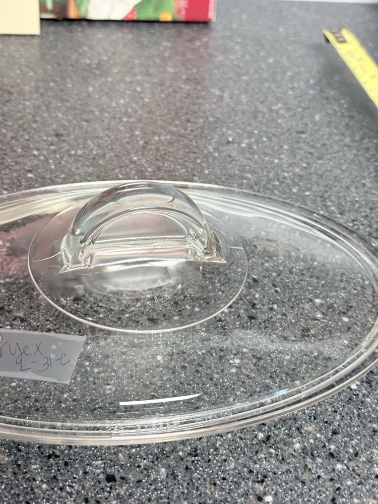 Replacement Pyrex Lid Oval Glass Lid L 31 With D Handle