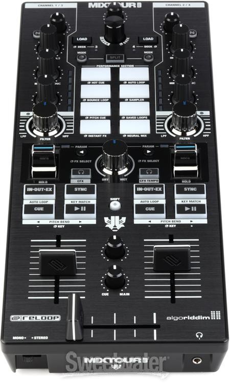 Reloop Mixtour Pro 4-deck All-in-one DJ Controller Module