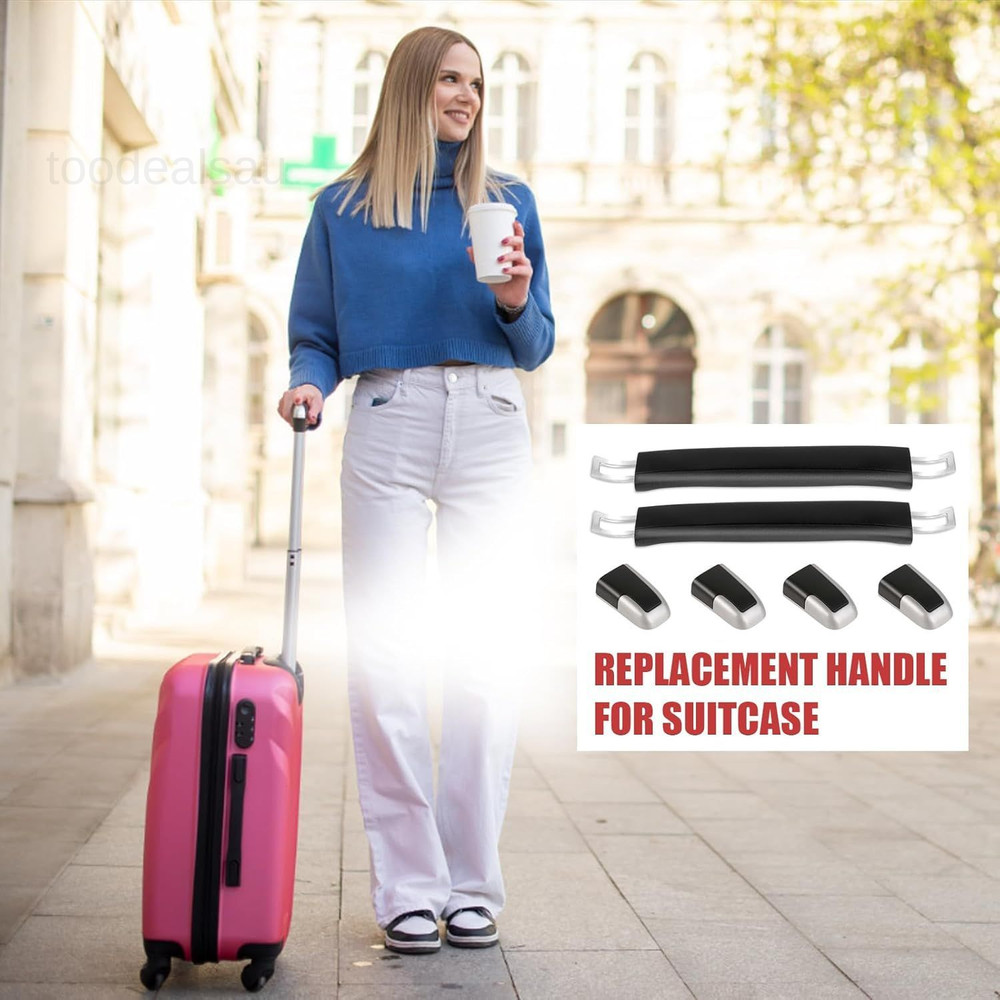 Replacement Suitcase Handle Carry Strap Luggage Grip Black