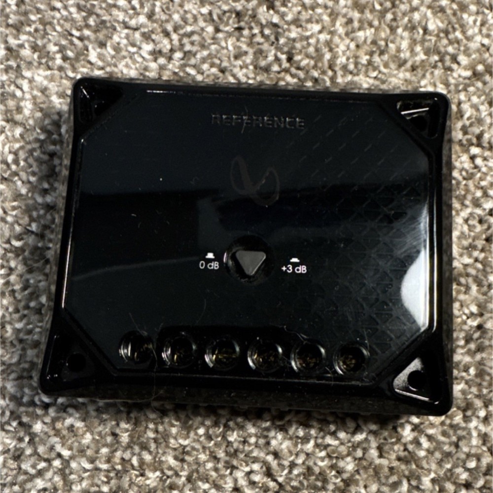 Infinity Reference Car Audio Crossover Pair Signal Processor Modules Black