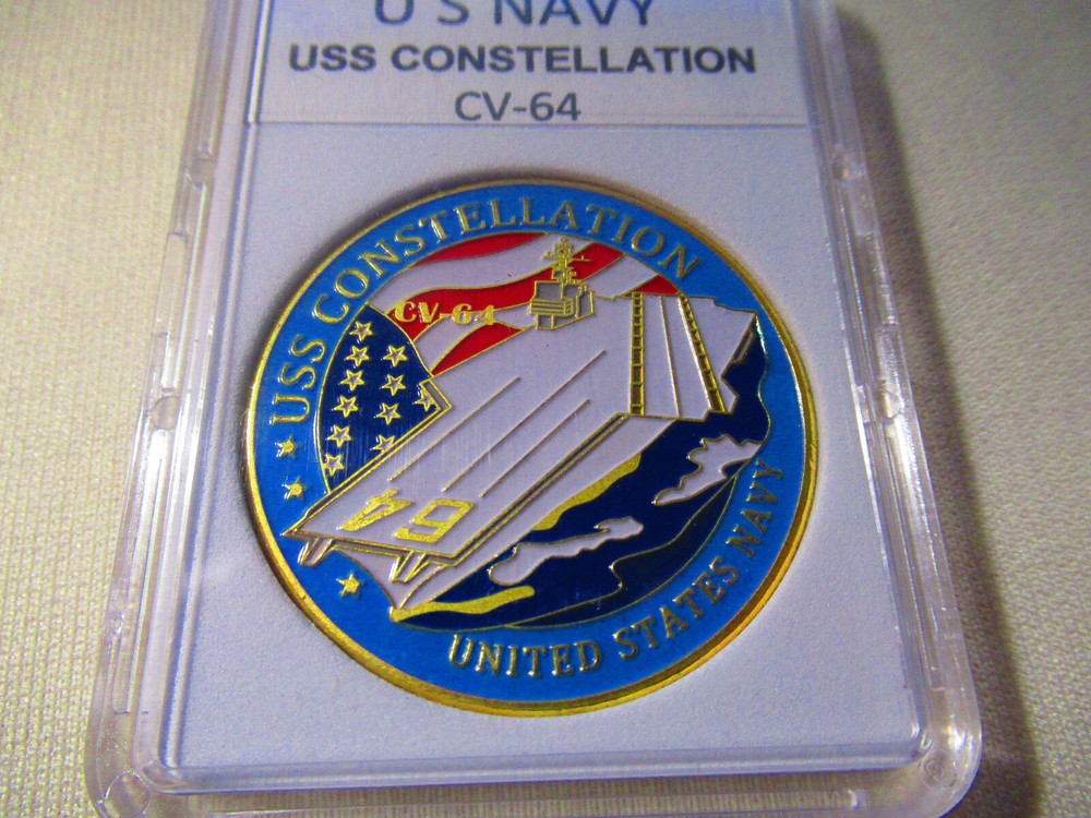 US NAVY USS CONSTELLATION CV-64 Challenge Coin