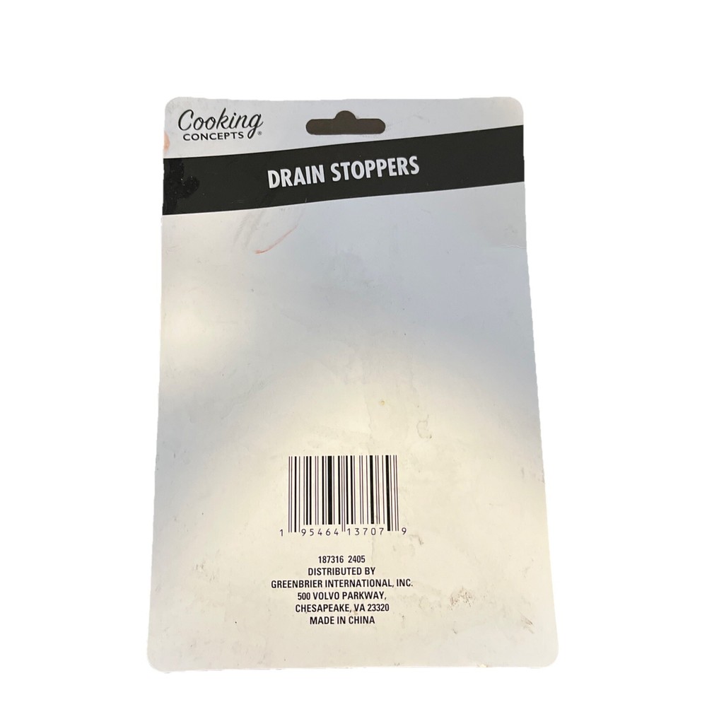 Cooking Concepts Drain Stoppers