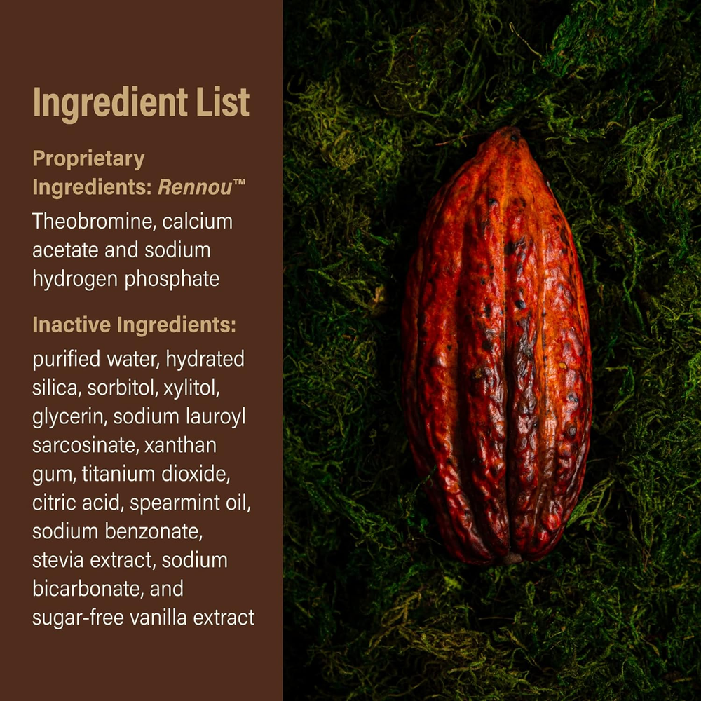 Theodent Classic Toothpaste: Whitening Crystal Mint, Fluoride Free Toothpaste,