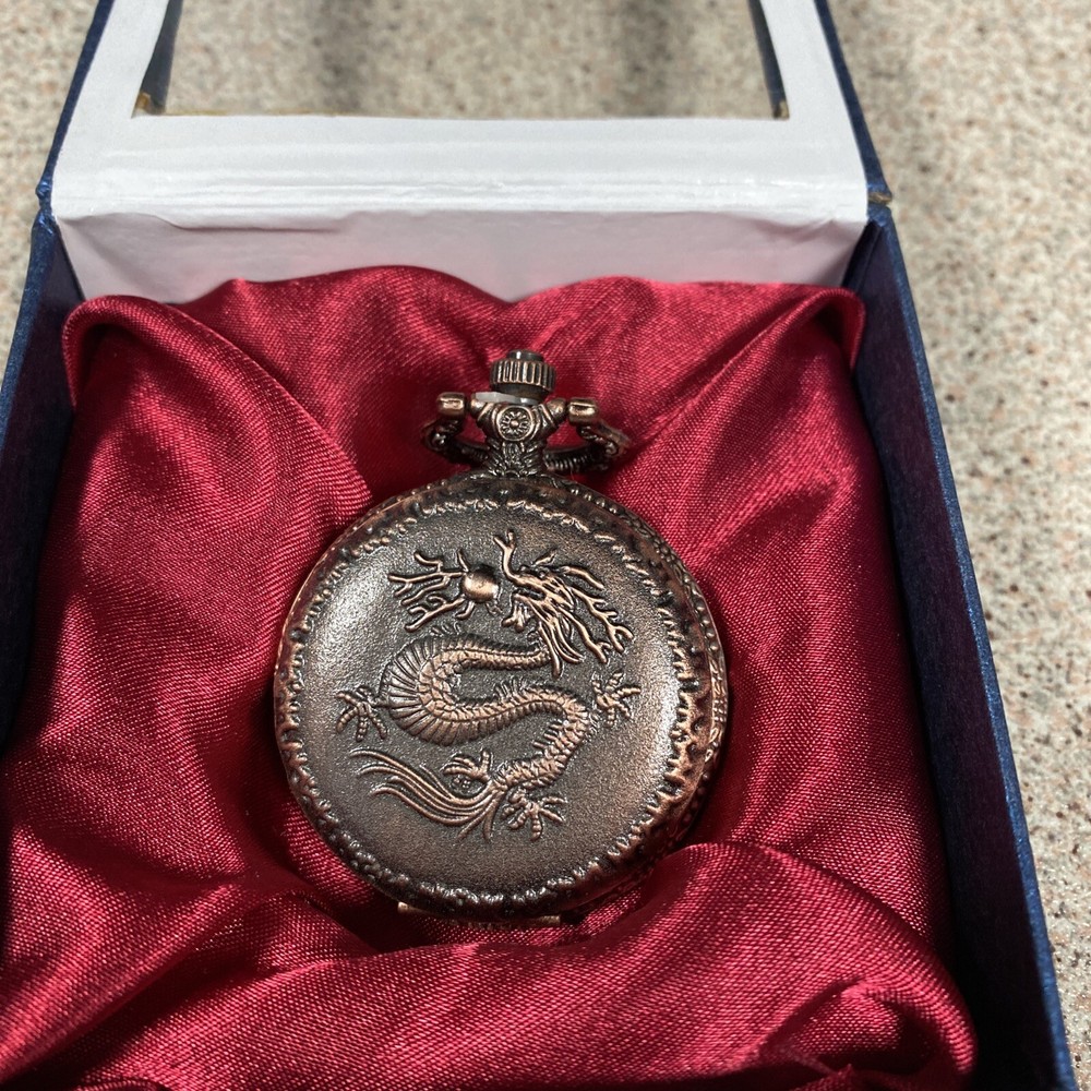 Quartz Pocket Watch In Box