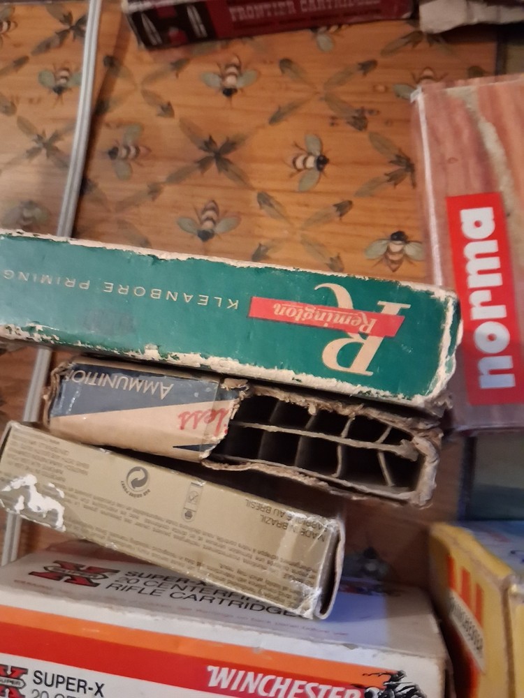 Vintage Empty Ammo Boxes