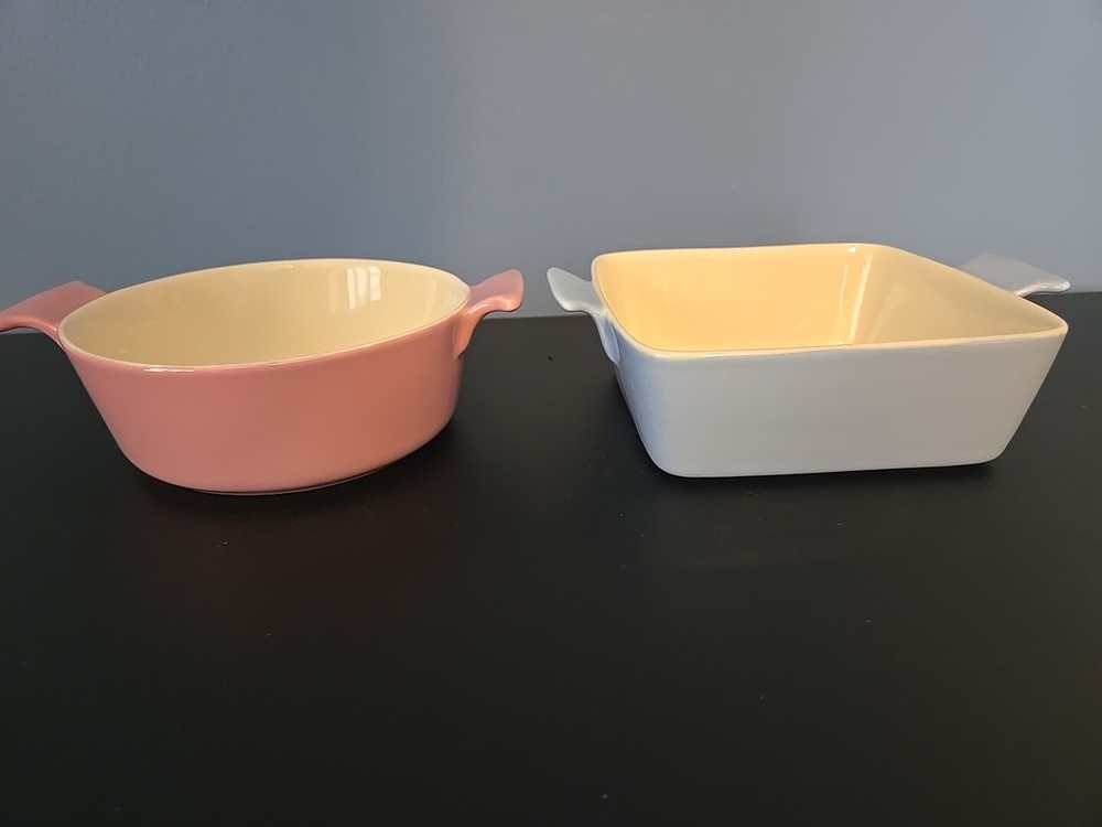 2 Portion Control Dish Ramekin Maison D'Autrefois Portion Gratin Poisson Saveur