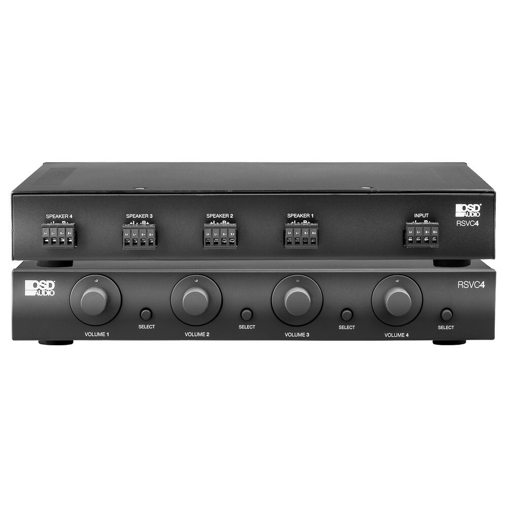 OSD 4 Zone Resistor-Based Speaker Selector w/ Volume Control - Home Audio, RSVC4
