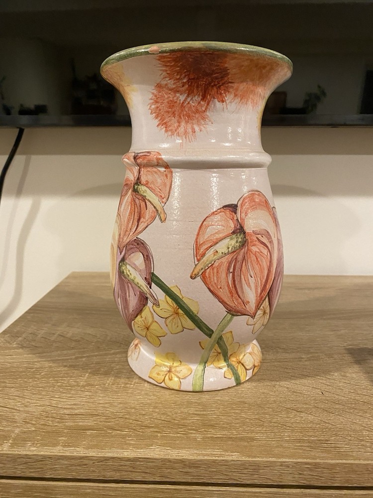 Hand Painted Flower Vase