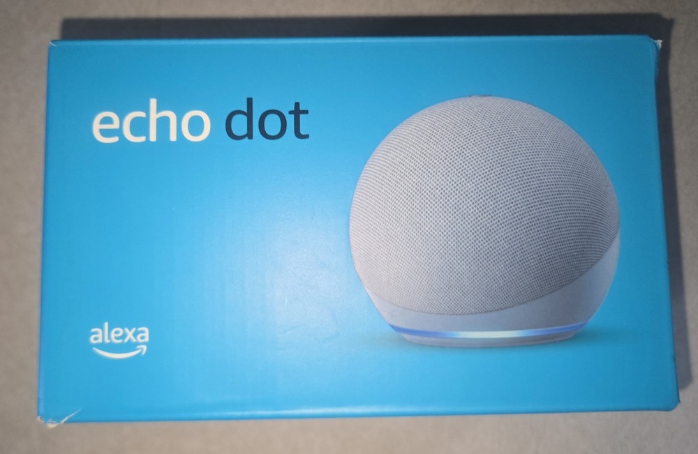 Amazon Echo Dot 4th Generation Smart Speaker Blue Alexa B7W644 NO CHARGER