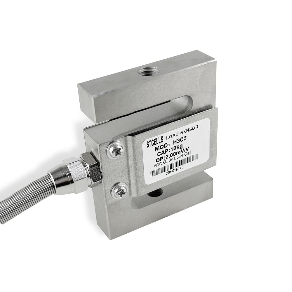 STCELLS S-Type Load Cell 20kg M8 Pressure Sensor Tension Compression Weighing