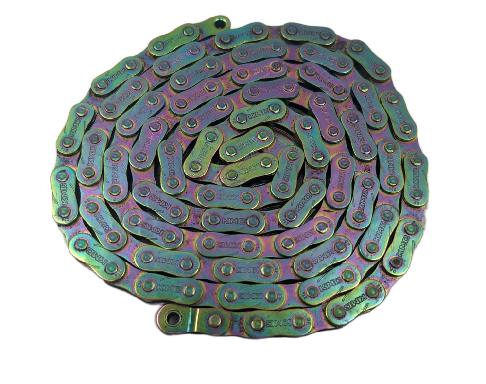 KMC Z1e 0f2 Single Speed Bicycle Chain 113 Links Narrow Profile