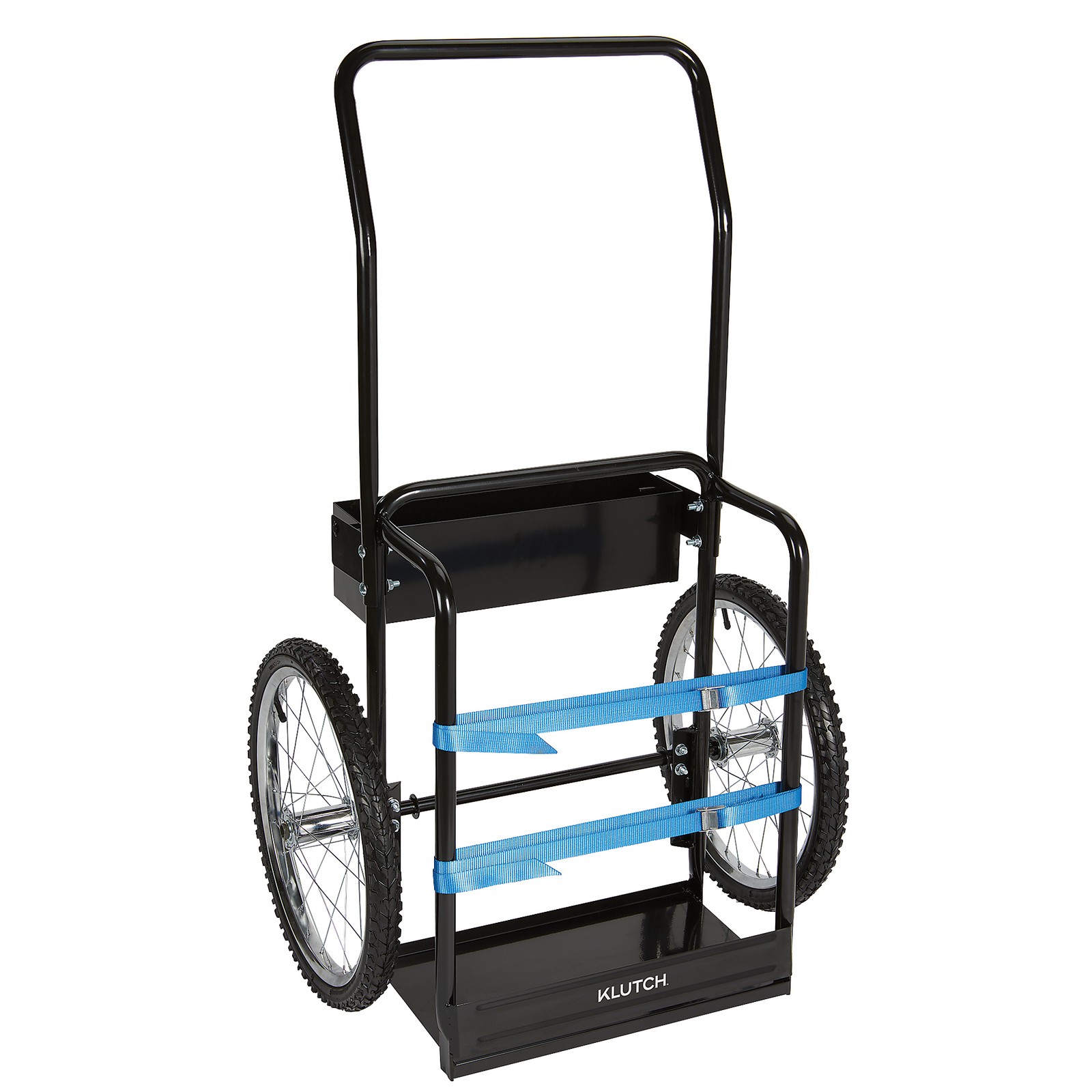 Klutch Hi-Axle Welding Cylinder Cart, 220-Lb. Capacity
