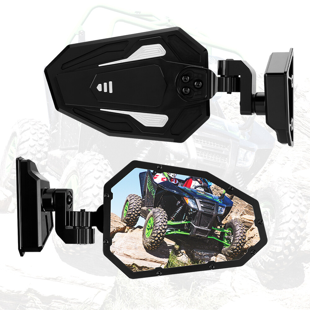 UTV Side View Mirror Alluminum For Can Am Maverick X3 Max Turbo 2017-2024