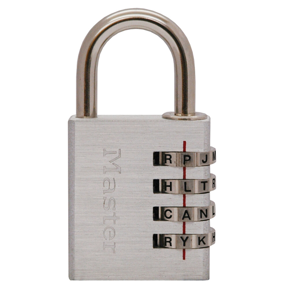 Master Lock WORD Combination Padlock 643DWD, 1-9/16" wide