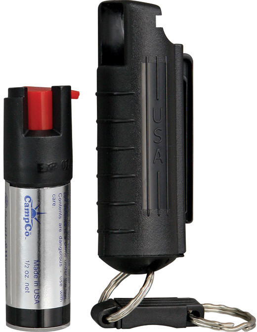 Smith & Wesson Pepper Spray ORMD Hard Case Unit. 3 1/4" overall. Black compositi