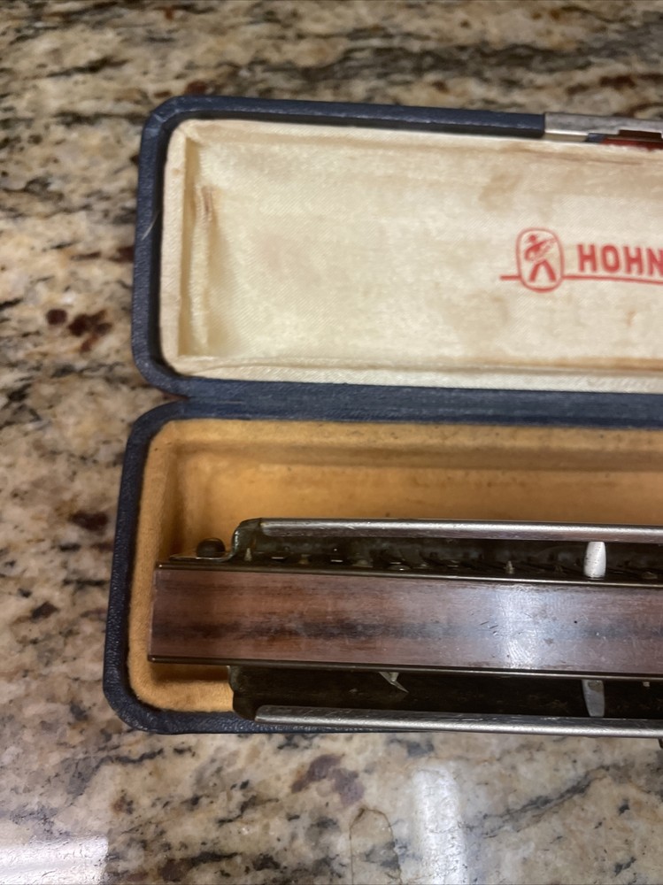 M Hohner Professional 64Chromonica 4 Chromatic Octaves Harmonica In Case