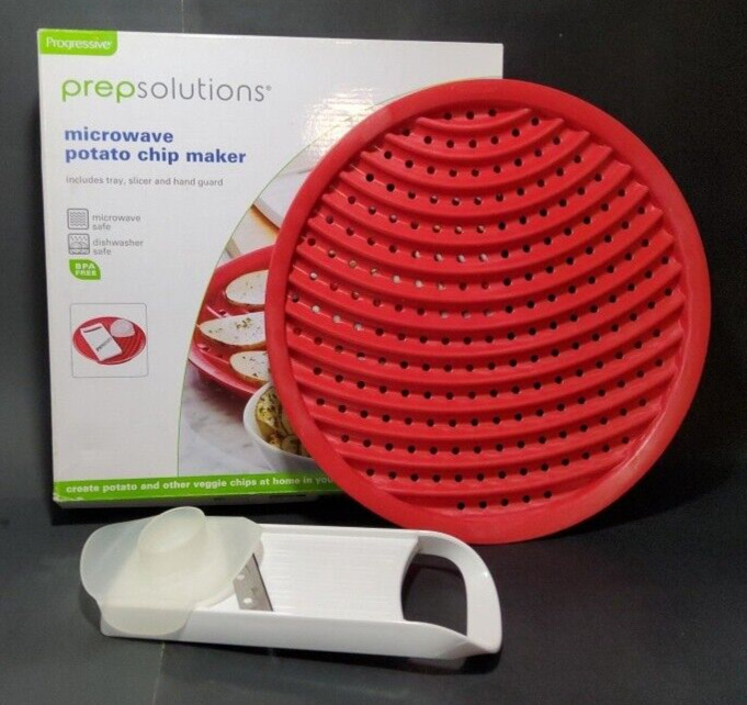 Pro Prep Solutions Potato Vegetable Chip Maker Baker Pan Tray With Mandolin
