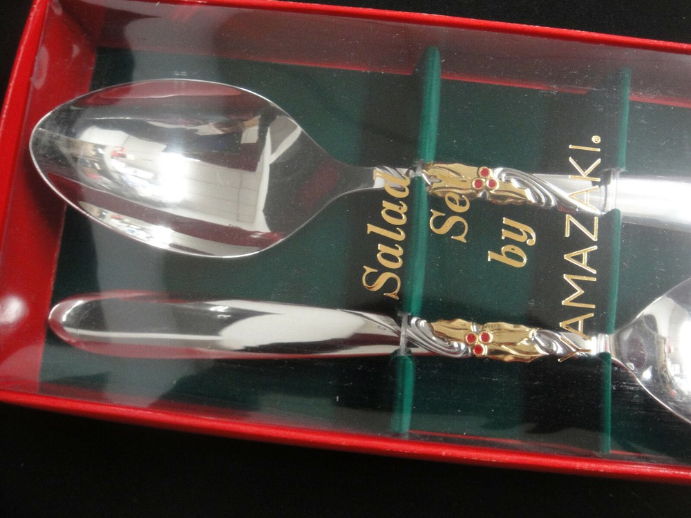 YAMAZAKI TABLEWARE HOLIDY BOUQUET 2peice Salad Set