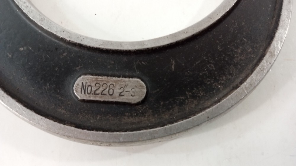 Starrett No.226 Micrometer 2-3"