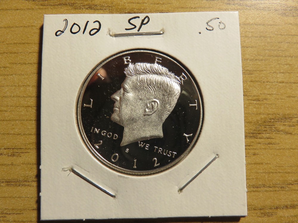 2012  Proof 90%  Silver Kennedy Half Dollar
