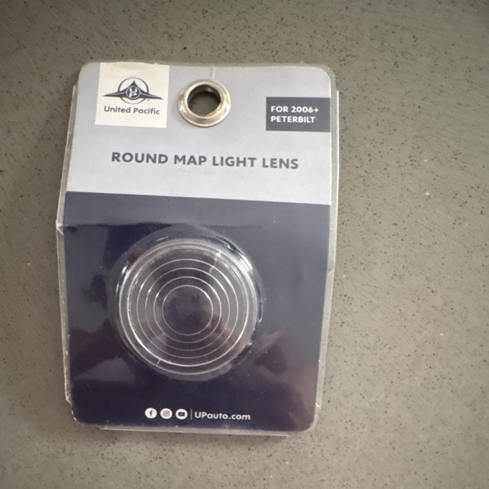 ROUND MAP LIGHT LENS FOR 2006+ Peterbilt  CLEAR