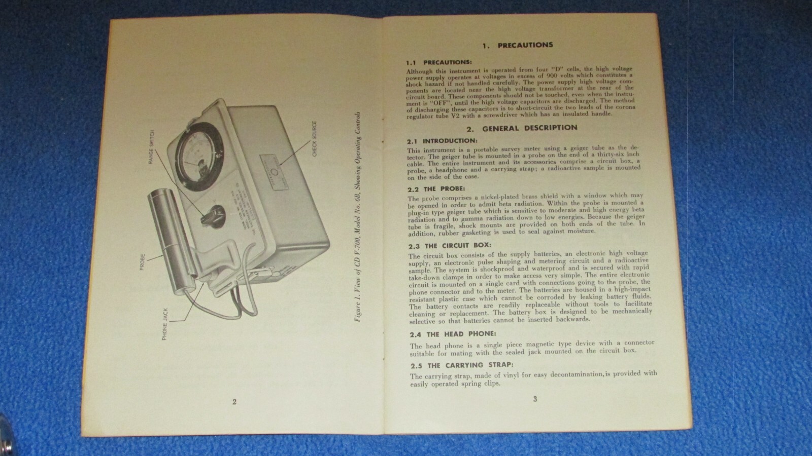RETROFIT! TESTED! Geiger Counter CD V-777-1 Radiation Detection Set Cold War