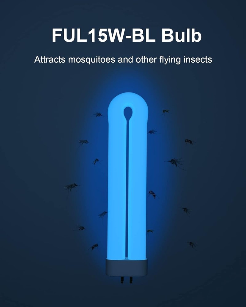 Bug Zapper Light Bulb Replacement for 15W with 4-Pin Base, Ful...