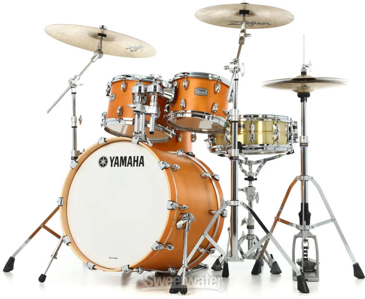 Yamaha TMP0F4 Tour Custom 4-piece Shell Pack - Caramel Satin