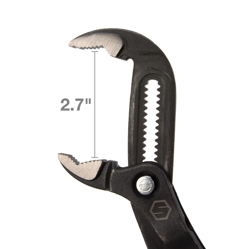 Steelman 12-in Push Button Locking Adjustable Water Pump Pliers 60941