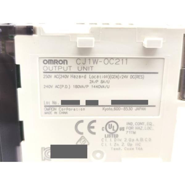 OMRON CJ1W-OC211 PLC Output Unit Module USED #3