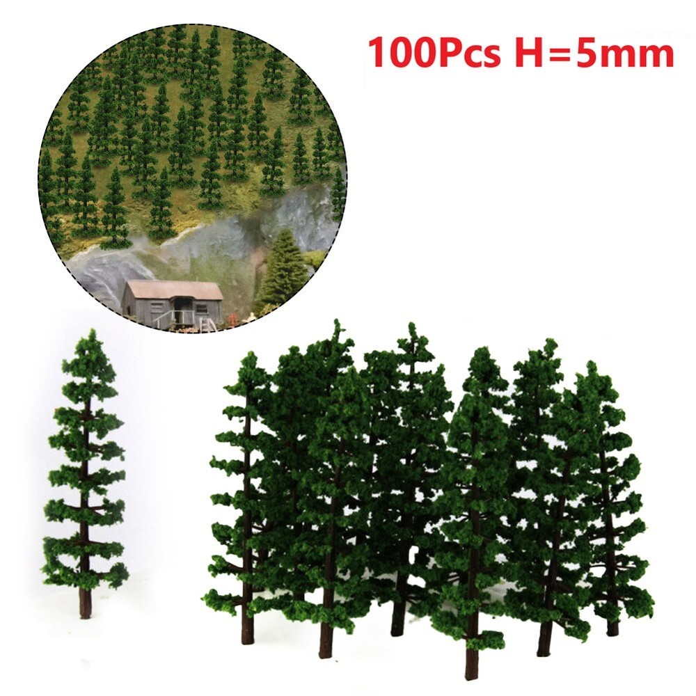 Upgrade Your Model Train Layout with 100 Tower Trees DIY Scenery Essentials