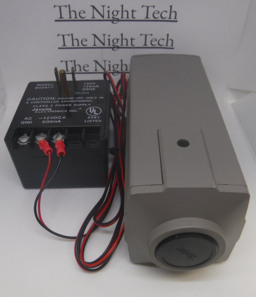 COHU High Performance CCD Camera 4915-2000 w/ Power Supply