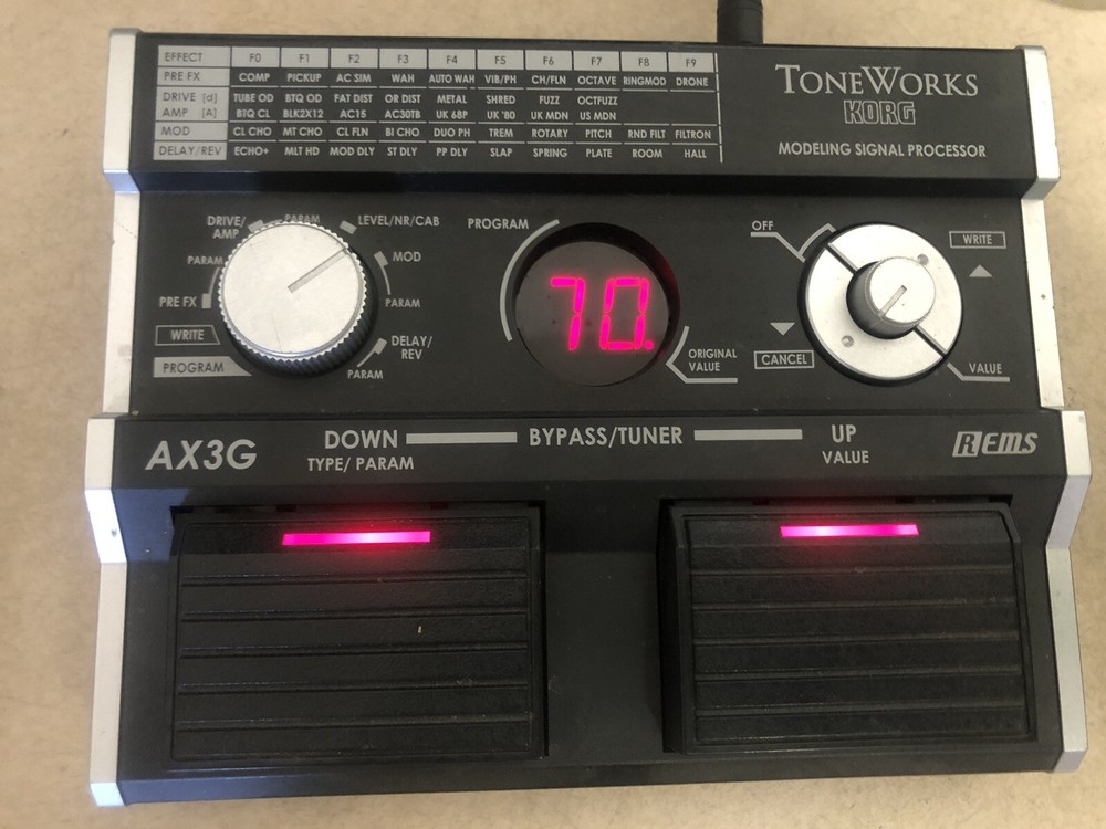 KORG ToneWorks AX3G MODELING SIGNAL PROCESSOR Acoustic Guitar Effect japan