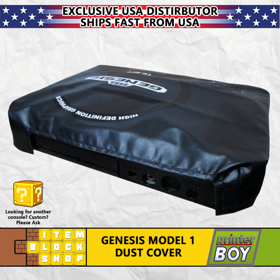 Sega Genesis Model 1 Console System Dust Cover Vinyl