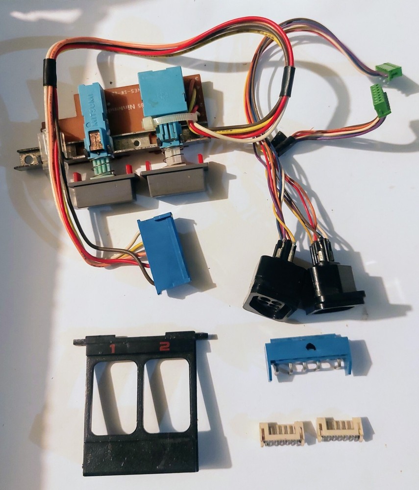 Nintendo NES OEM Headers Controller Power/ 2 Controller Ports/Power Button/+