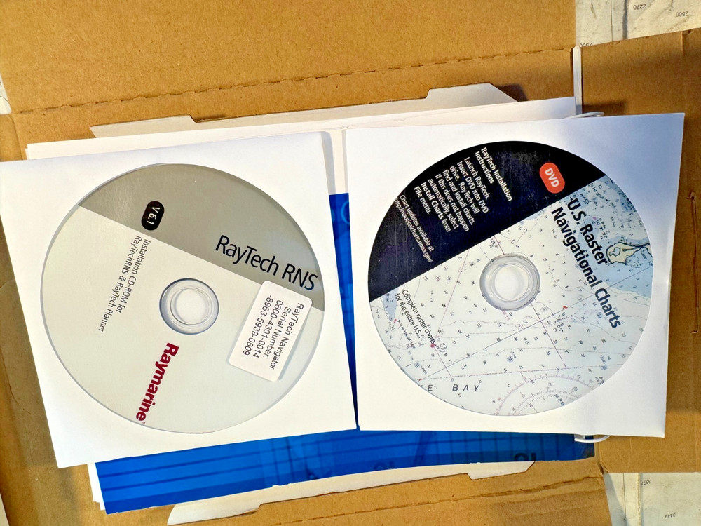 OEM Raymarine E112111 RayTech Navigator RNS Chartplotter Planner Software 6.1