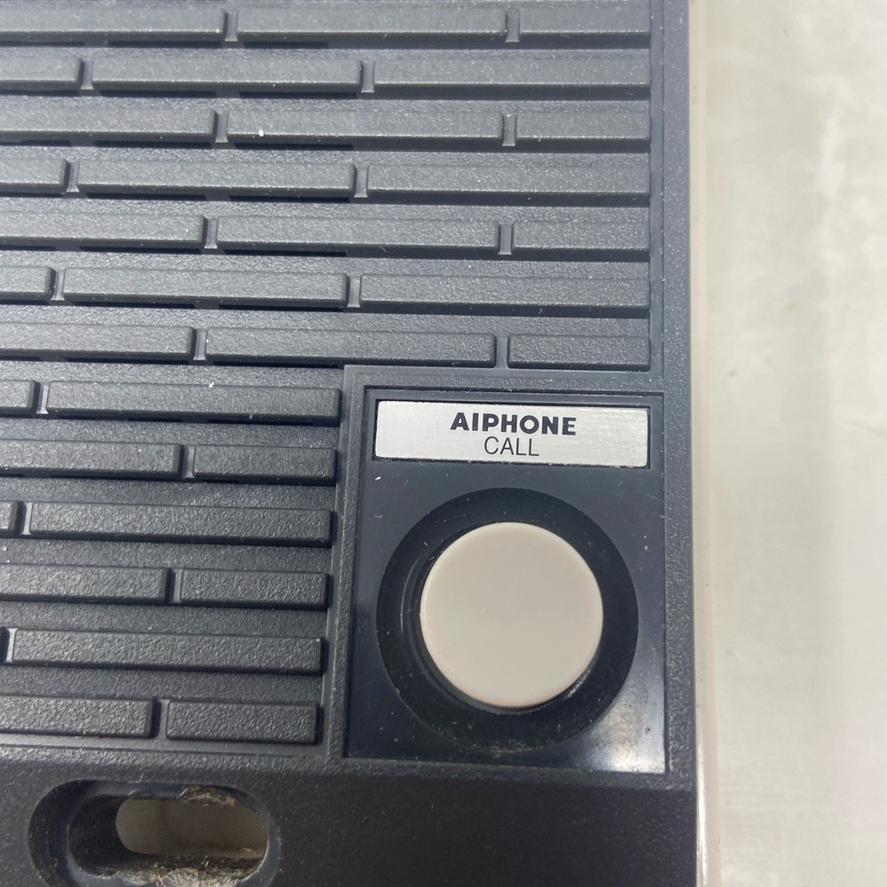 Aiphone LE-D Surface-Mount Audio Door Station Black/Gray