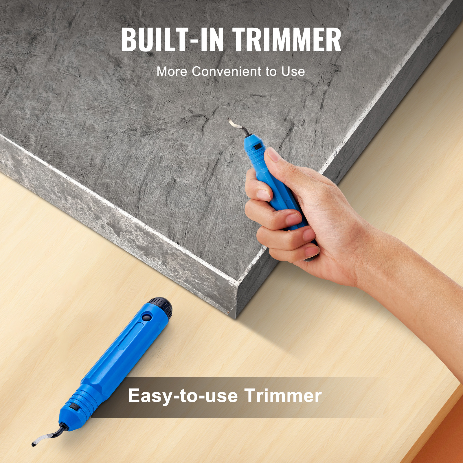 VEVOR Concrete Stamps Mat 24 x 24 in Texturing Skin Polyurethane Stamp Mat