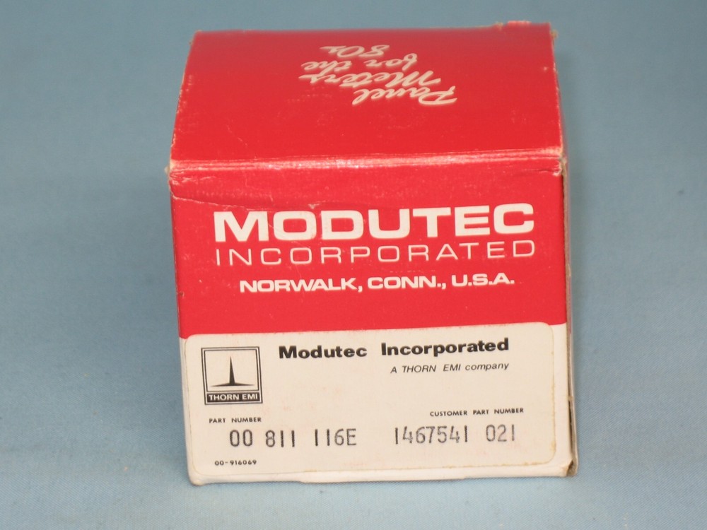 MODUTEC ~ MODEL # 00811116E ~ ANALOG PANEL METER ~ NOS