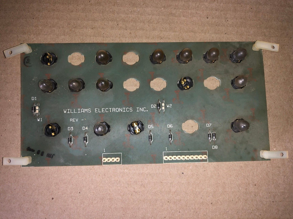 SYSTEM 11 FIRE! PINBALL MACHINE LAMP PCB SYSTEM 11 ARCADE