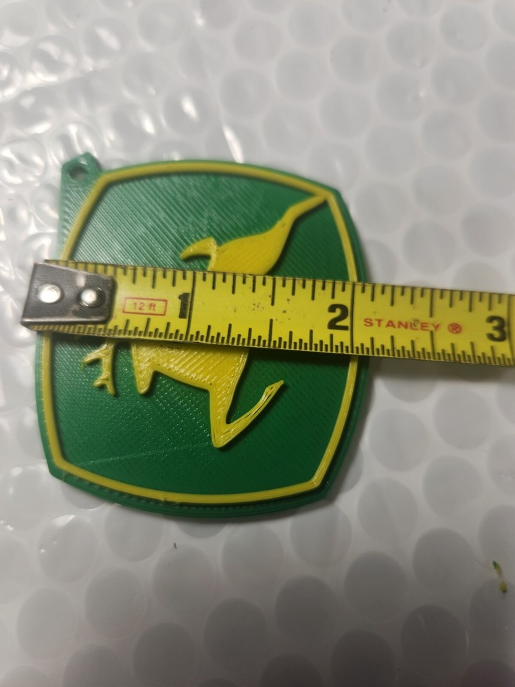 John Deere Custom 3d Printed Key Chain's