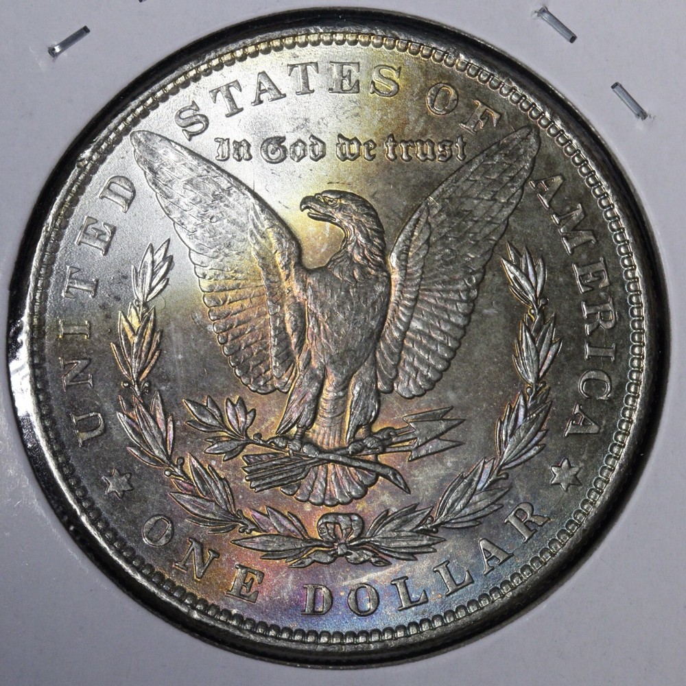 1886 Morgan Silver Dollar GEM BU *UNCIRCULATED* MS TONED E360 IGHE