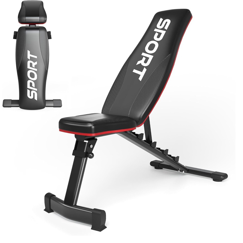 Adjustable Foldable Weight Bench for Home Gym Strength Training Workout Bench