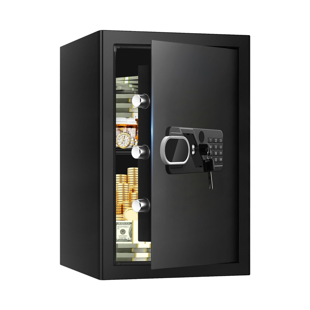 3.4 Cub Large Home Safe Fireproof Waterproof, Digital Security Fireproof Safe...