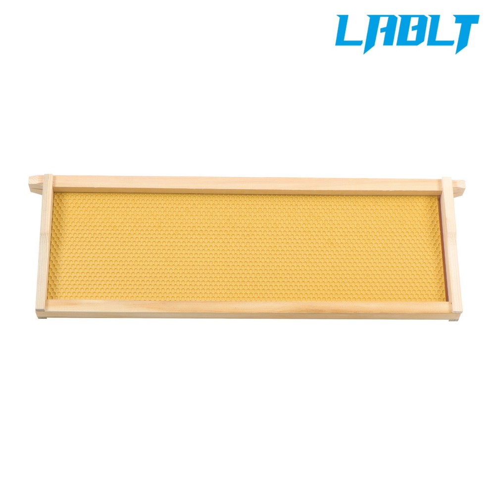 LABLT 4 Layer 10 Frame Bee Hive Box Include Frames and Beeswax Coated Foundation
