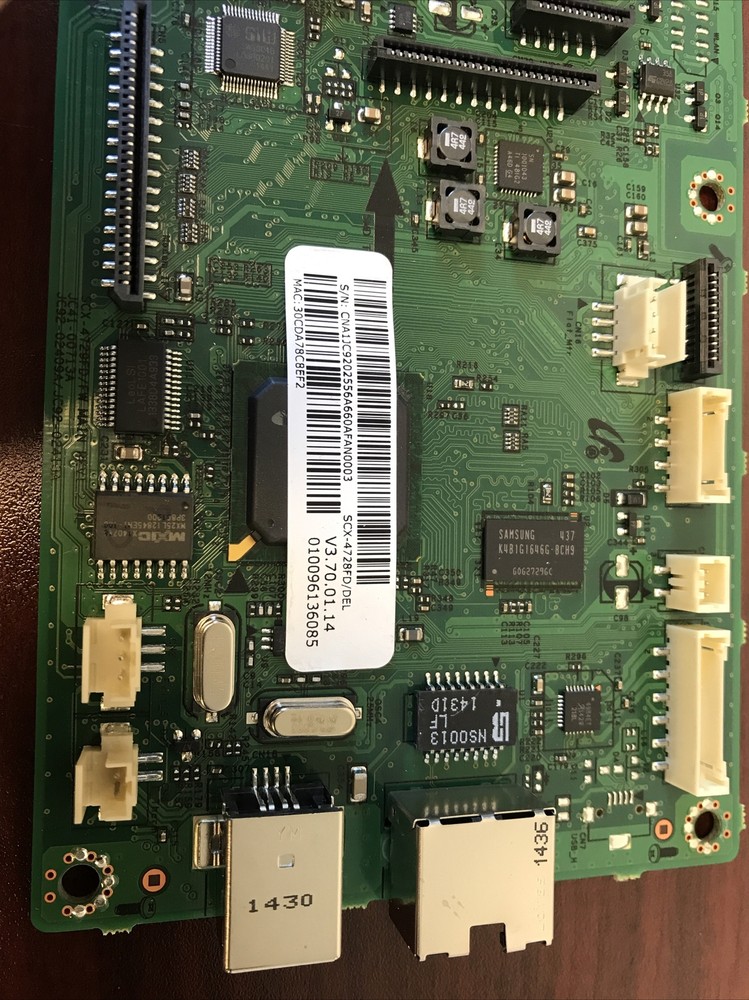 Dell 1265dnf Printer Main Logic Board Assembly JC92-02255A Formatter Board